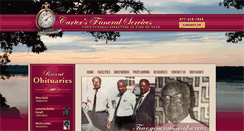 Desktop Screenshot of cartersfuneralservices.com