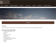 Tablet Screenshot of cartersfuneralservices.com